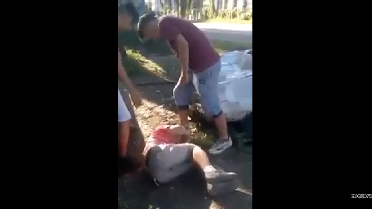 tanar de 18 ani calcat in picioare in cluj scene de o violen a extrema