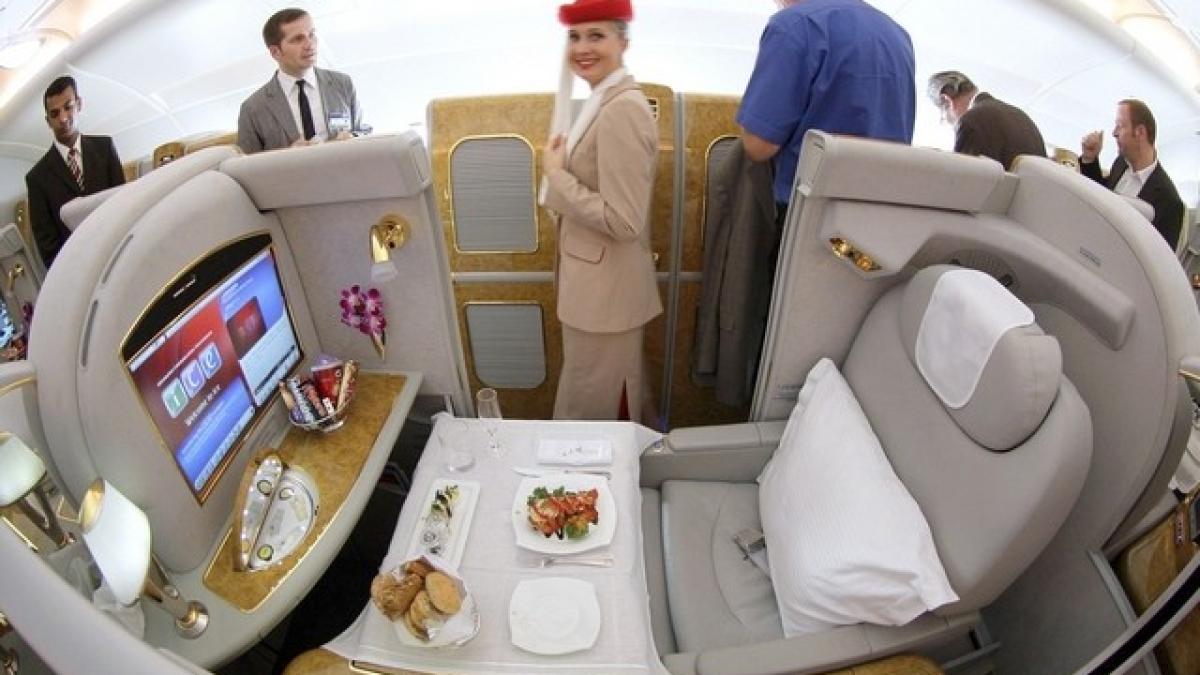 cum arata calatoria cu avionul daca dai 21 000 de dolari pe un bilet