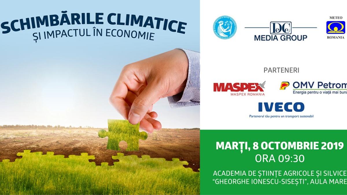 dezbaterea schimbarile climatice si impactul in economie la dc media group