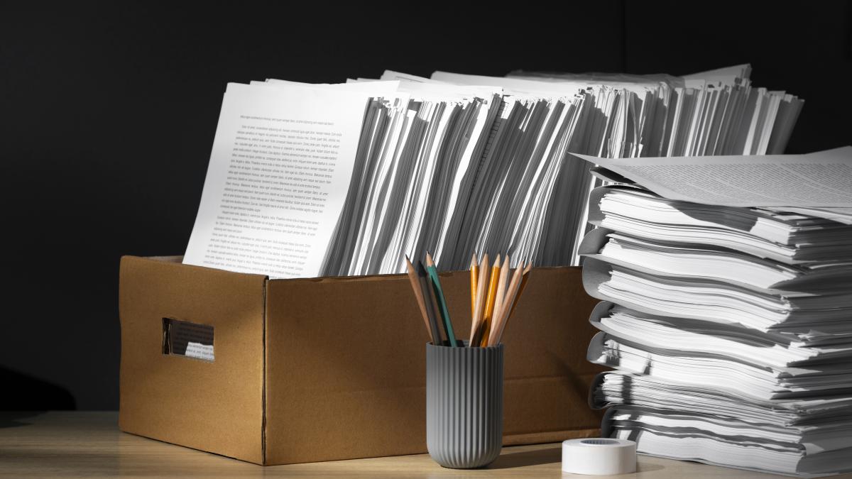 still-life-documents-stack_88346000