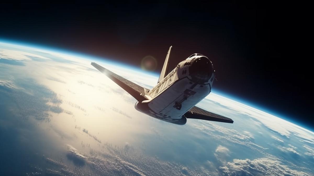 flying-fighter-plane-orbits-planet-futuristic-space-exploration-journey-generated-by-ai_77475700