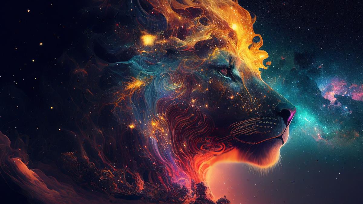 leo-zodiac-sign-horoscope-symbol-magic-astrology-lion-fantastic-night-sky-generative-ai-illustration_14024500