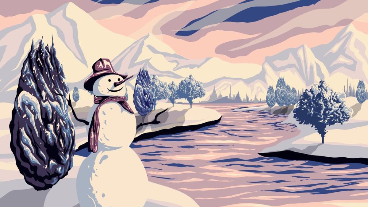 drawn-winter-landscape-with-snowman_23-2148744101_22442500