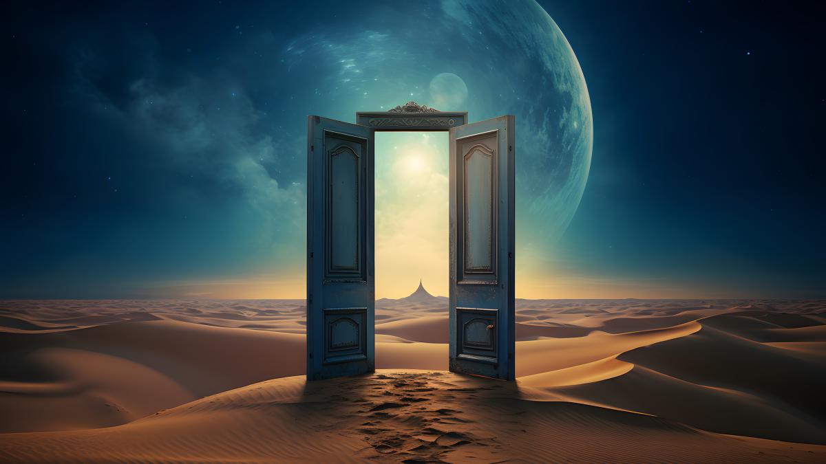 fantasy-style-entryway-door-with-desert-landscape_21444000