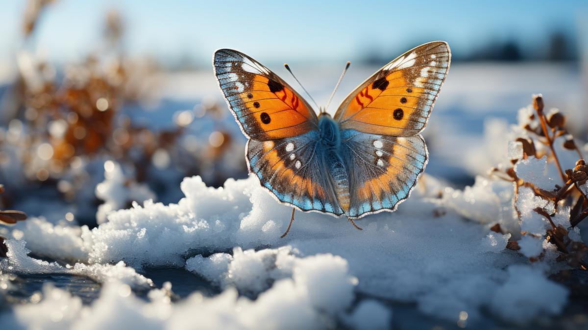 butterfly-rests-snowy-grass_48044000
