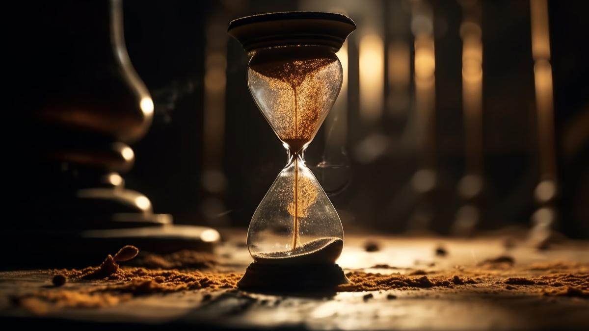 antique-hourglass-time-running-out-sand-generated-by-ai_44653200