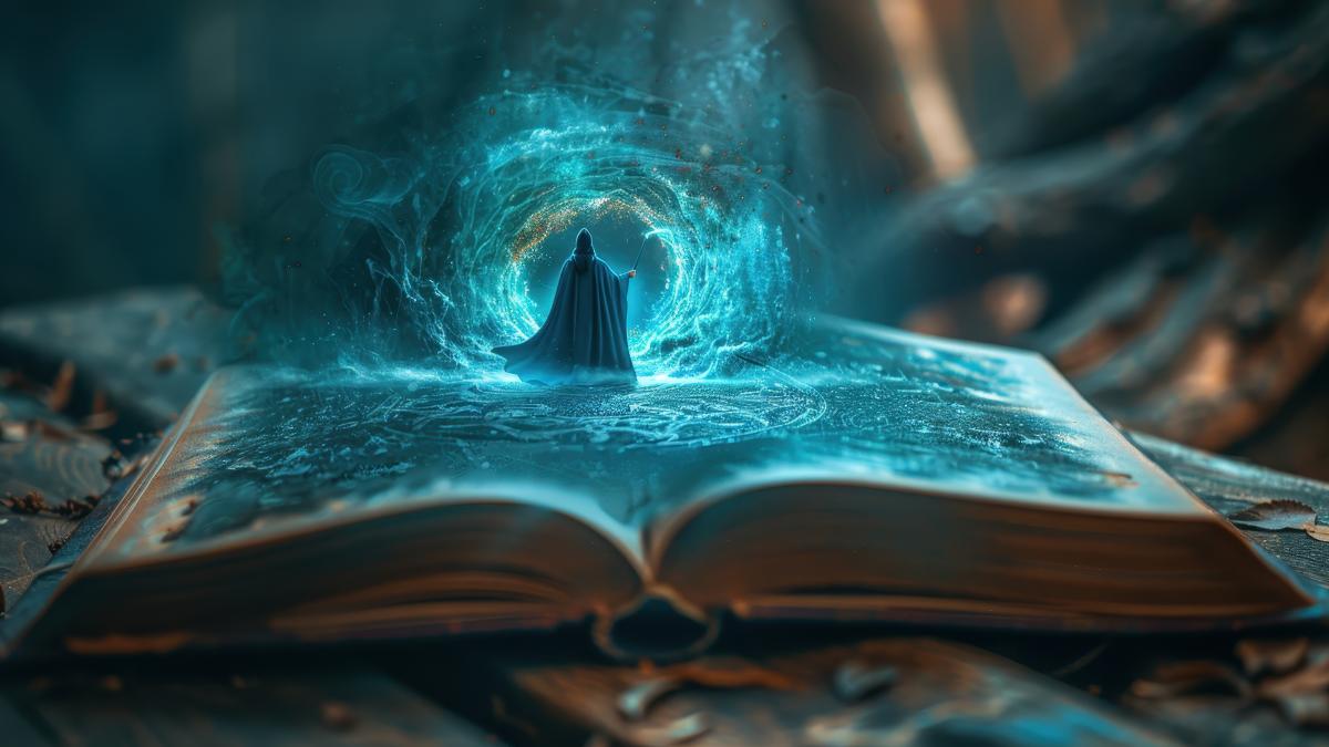 fairytale-scene-coming-out-book_43428600