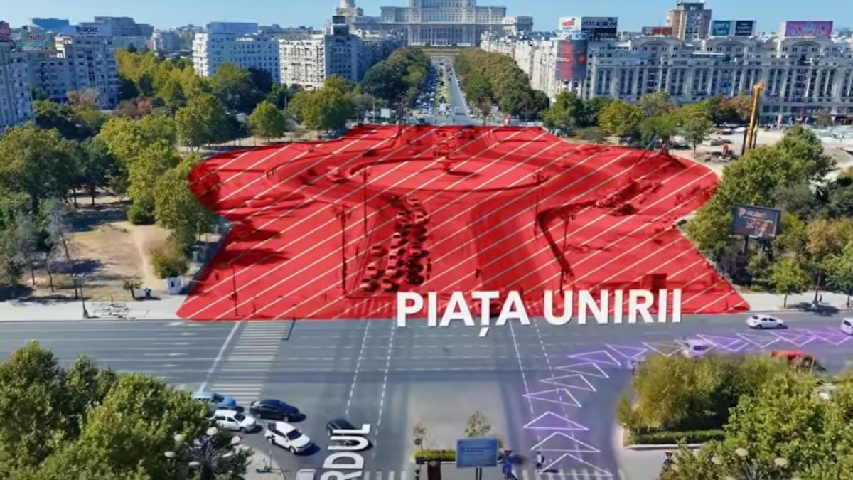 piata unirii reconfigurare