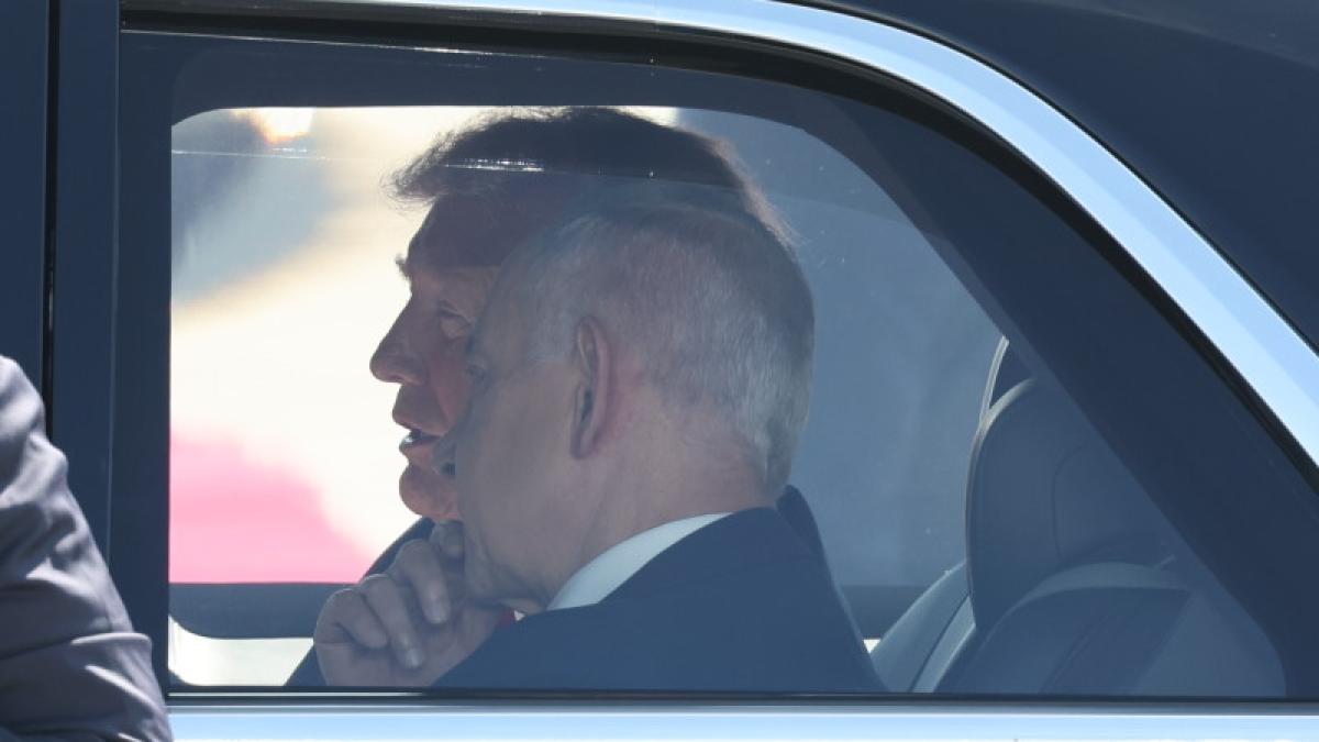 President Donald Trump and Israeli Prime Minister Benjamin Netanyahu 