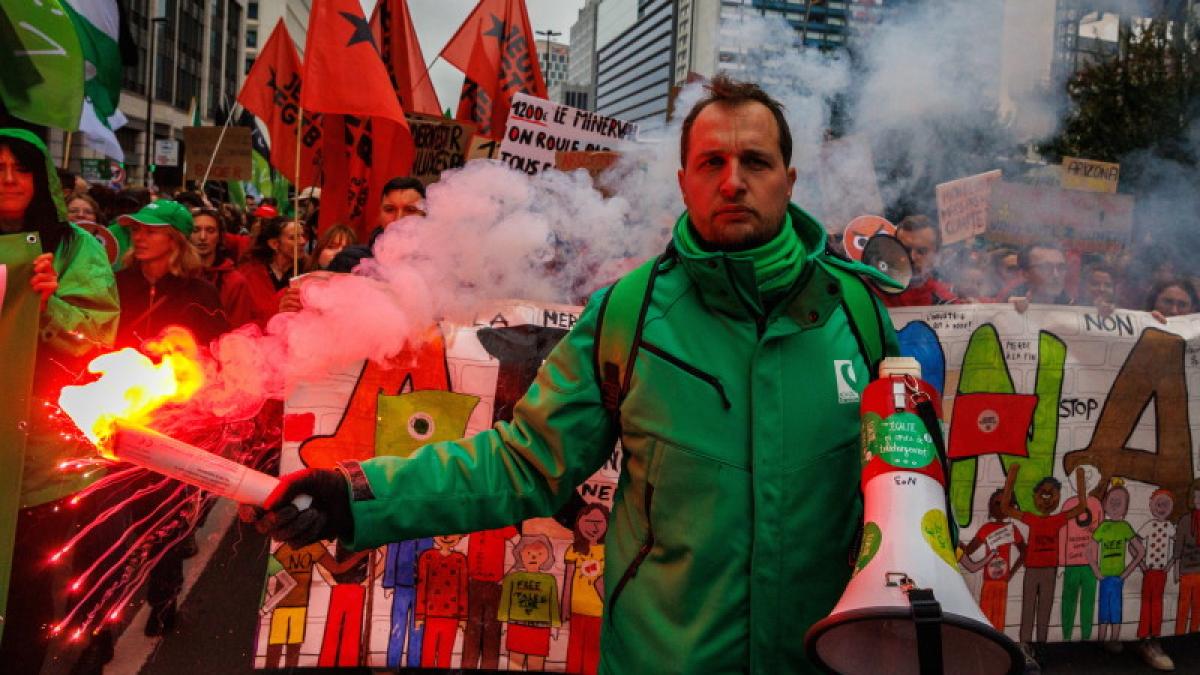 greva nationala belgia proteste protest protestatari