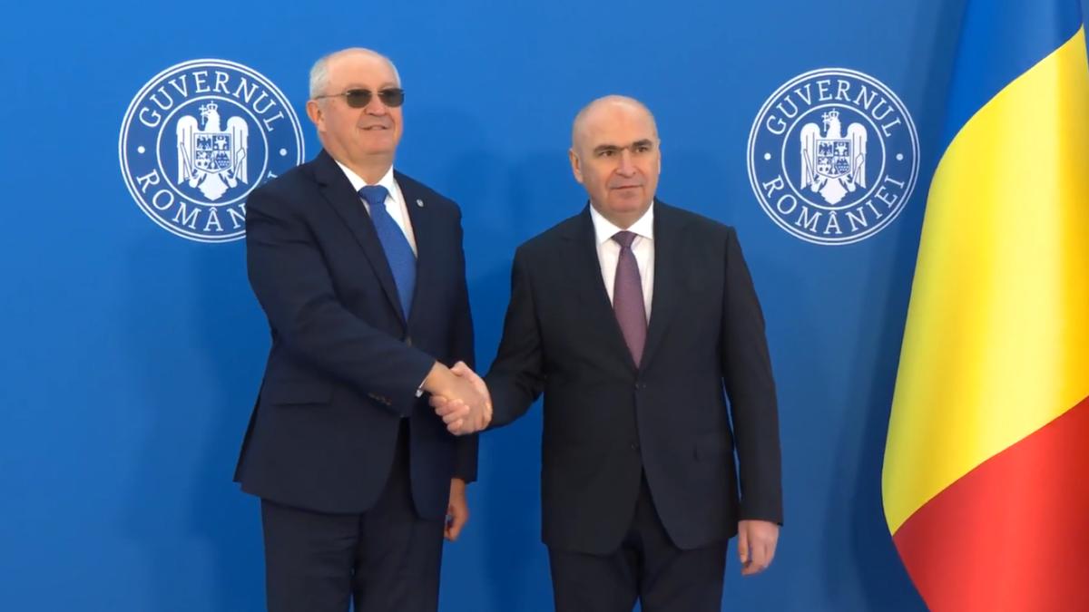 premierul republicii moldova alexandru munteanu alaturi de ilie bolojan