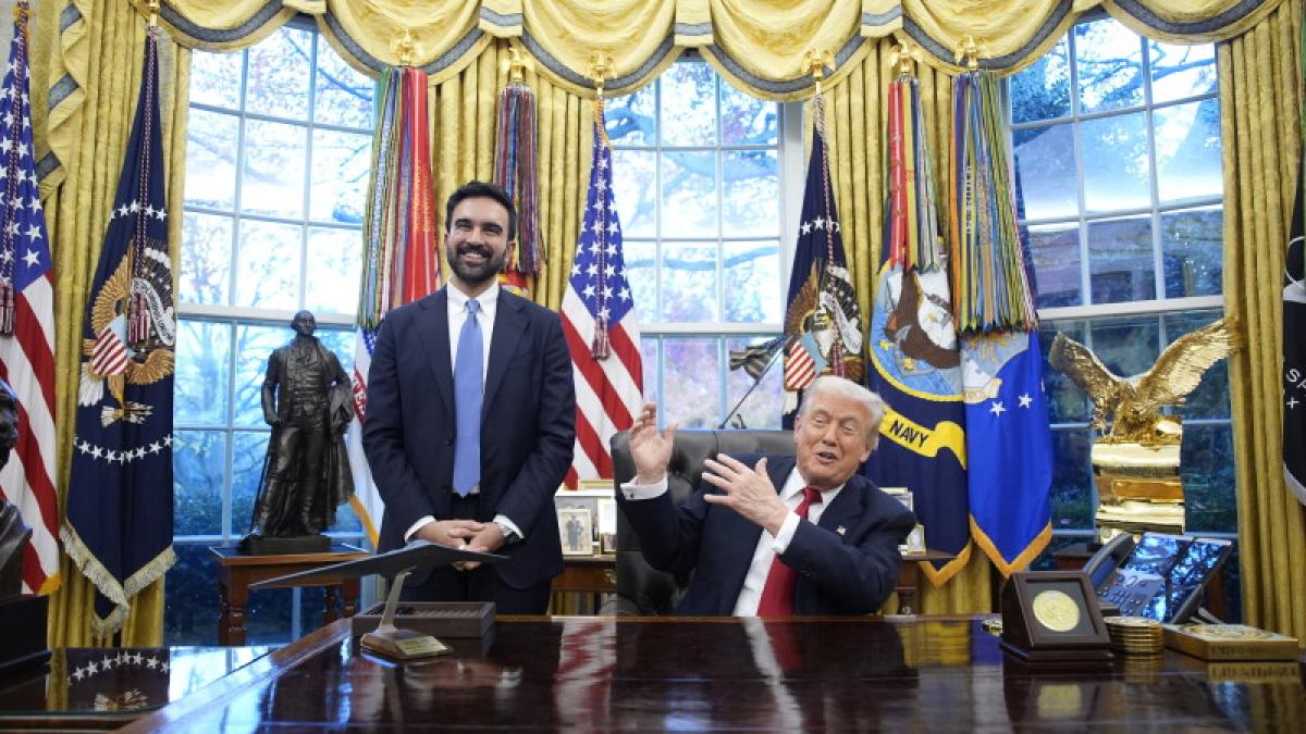donald trump si zohran mamdani in biroul oval