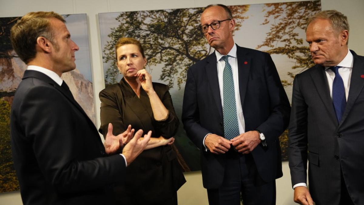 emmanuel macron kaja kallas friedrich merz si donald tusk