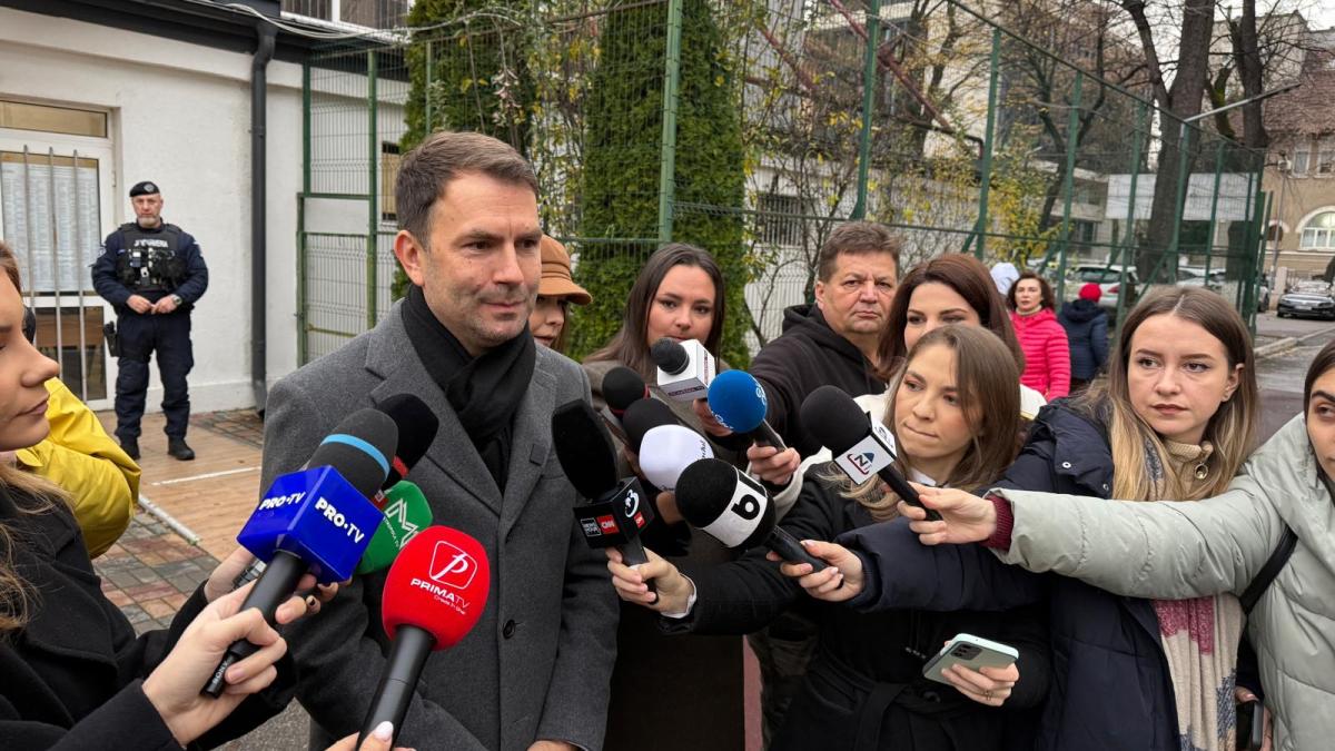 Cătălin Drulă, USR, declarații la ieșirea de la vot Alegeri Llocale București
