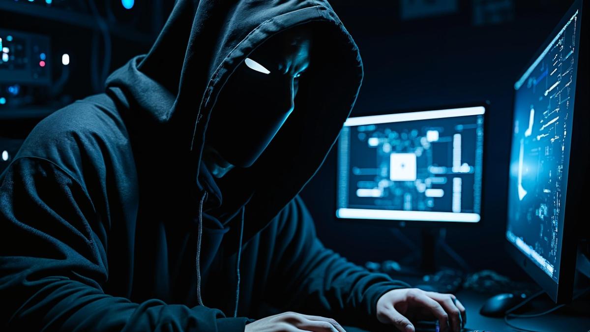 atacator cibernetic imagine AI