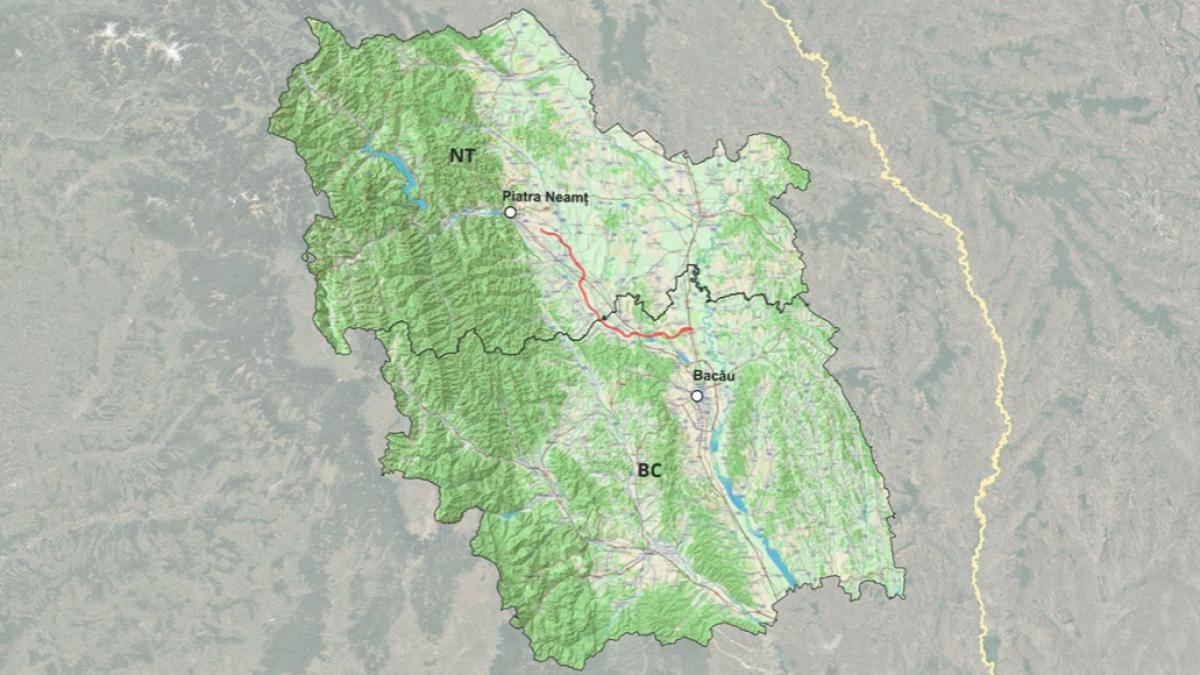 Drumul Expres Bacău–Piatra Neamț - Printscreen