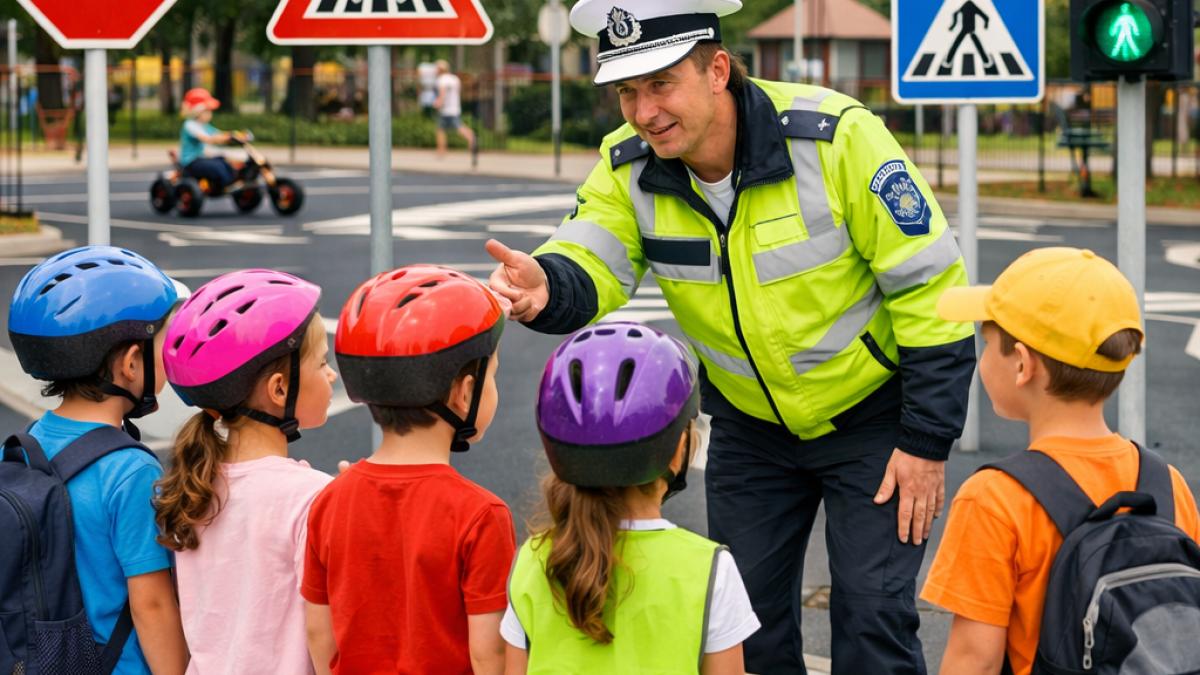 Educatie rutiera la copii, subiect la DC Conducem