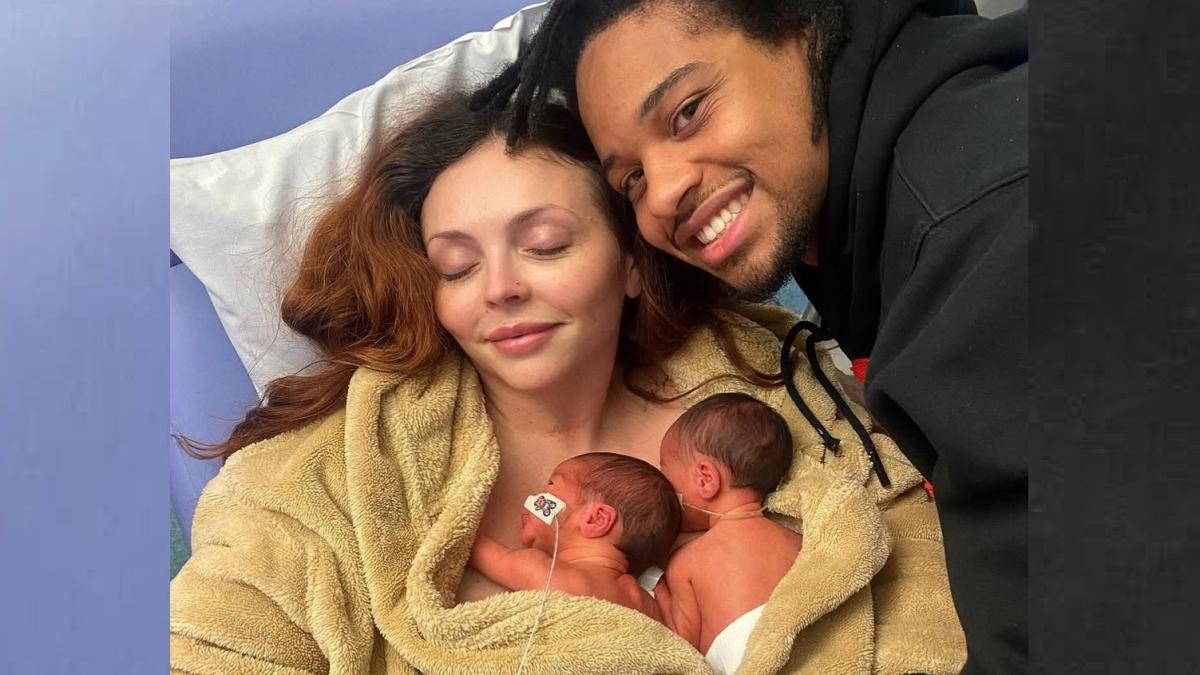 Jesy Nelson, Zion Foster și gemenele sale