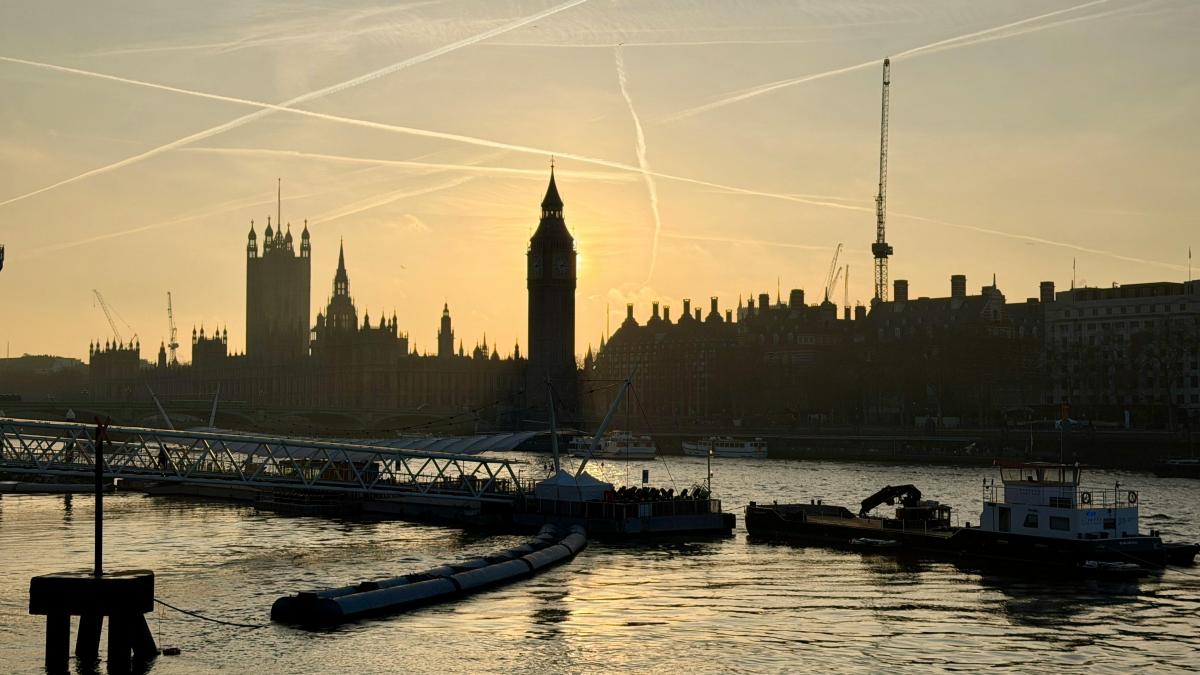 londra anglia poza apus