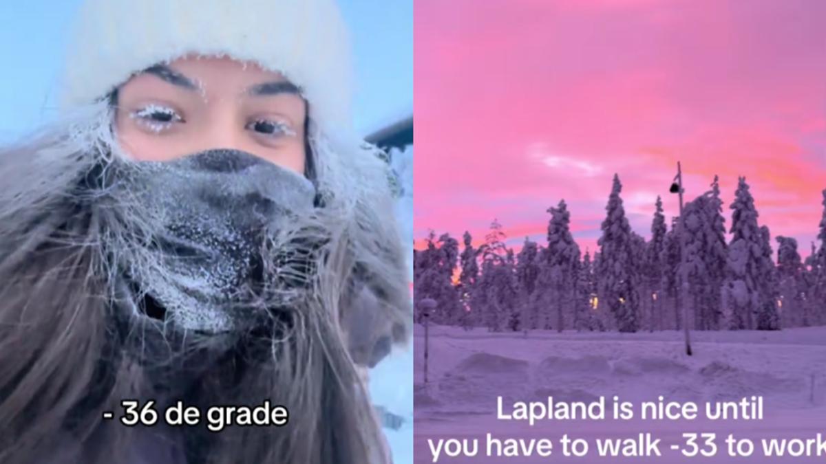 Româncă în Laponia