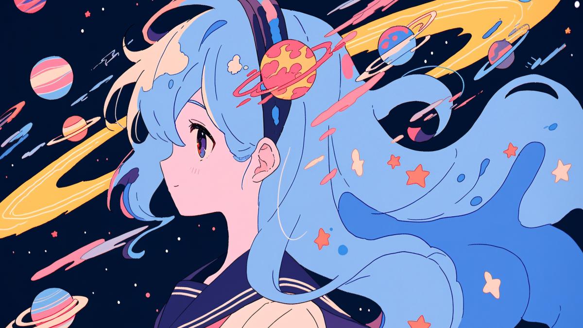 personaj anime spatiu