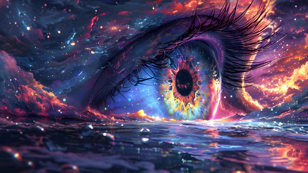 ilustratie fantasy ochi mistic