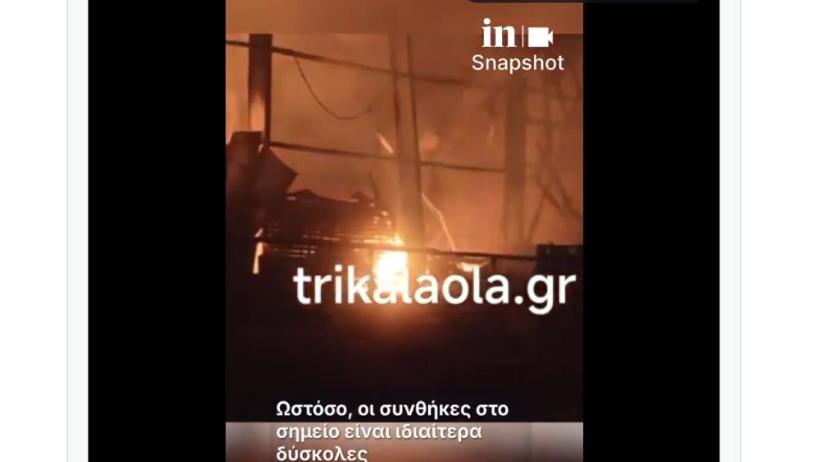 incendiu fabrica biscuiti grecia