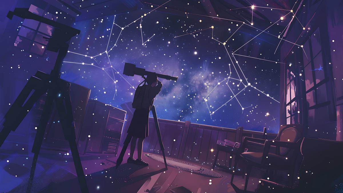 peisaj spatiu telescop