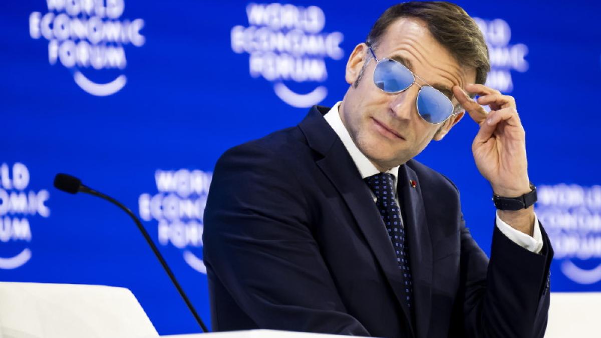 emmanuel macron la forumul economic mondial de la davos