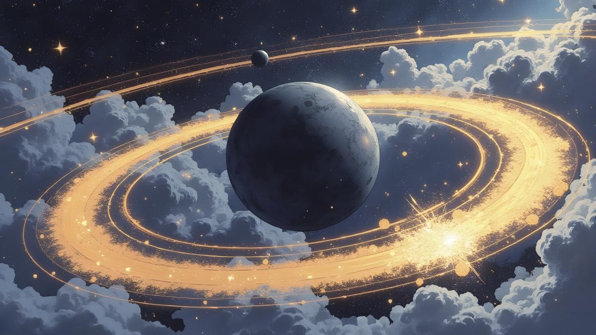 peisaj spatiu planete