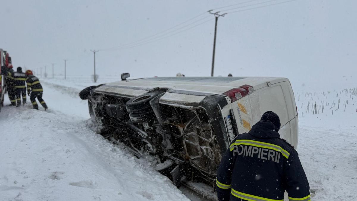 accident microbuz giurgiu