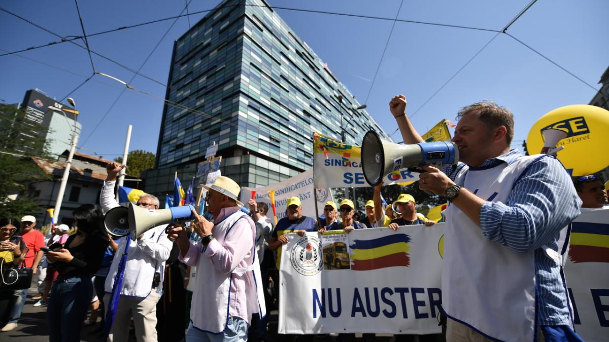 sindicate protest invatamant profesori 