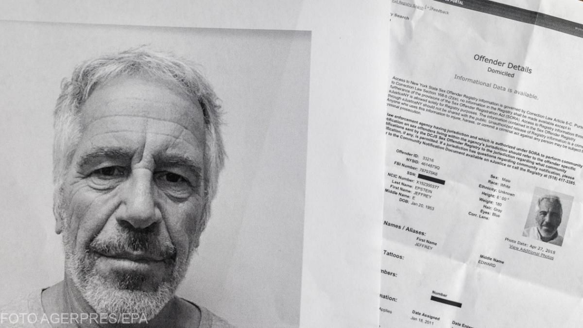 imagine cu infractorul sexual american Jeffrey Epstein