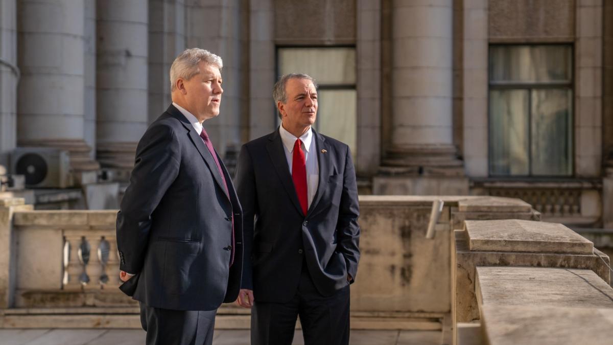 catalin predoiu si ambasadorul sua la bucuresti Darryl Nirenberg (3)