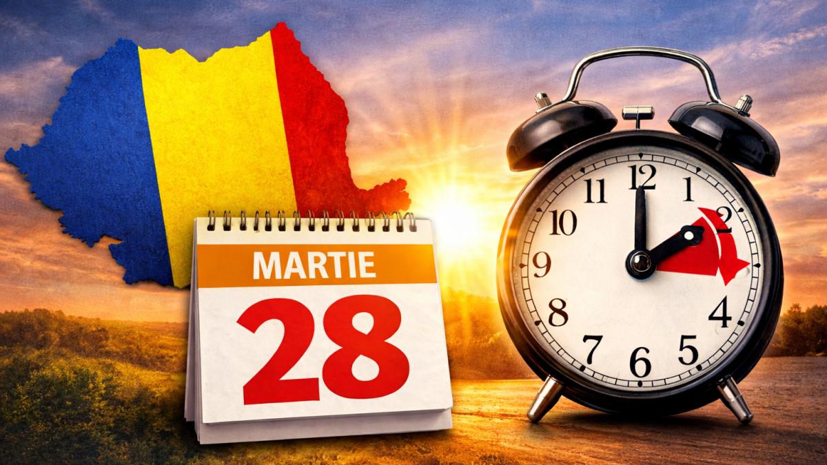 România trece mai devreme la ora de vară în anul 2026 - Imagine realizata cu AI