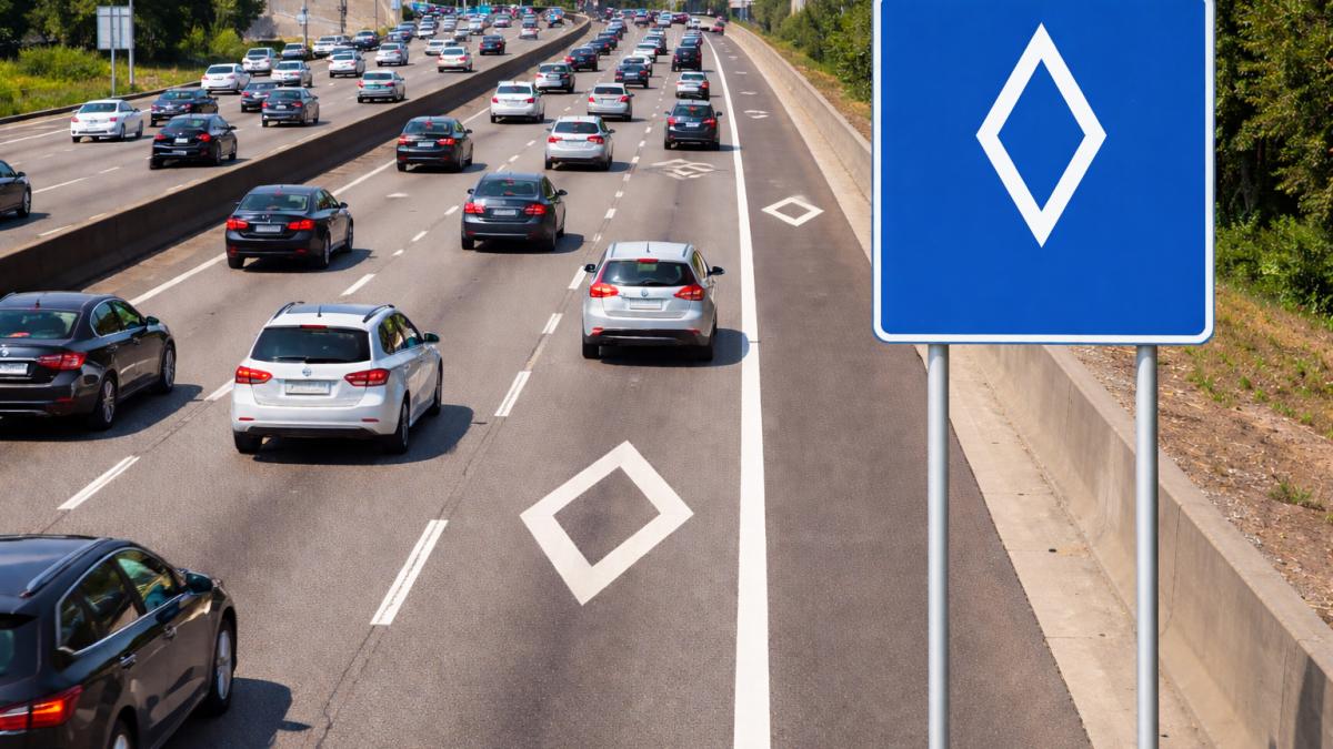 imagine cu un nou semn rutier