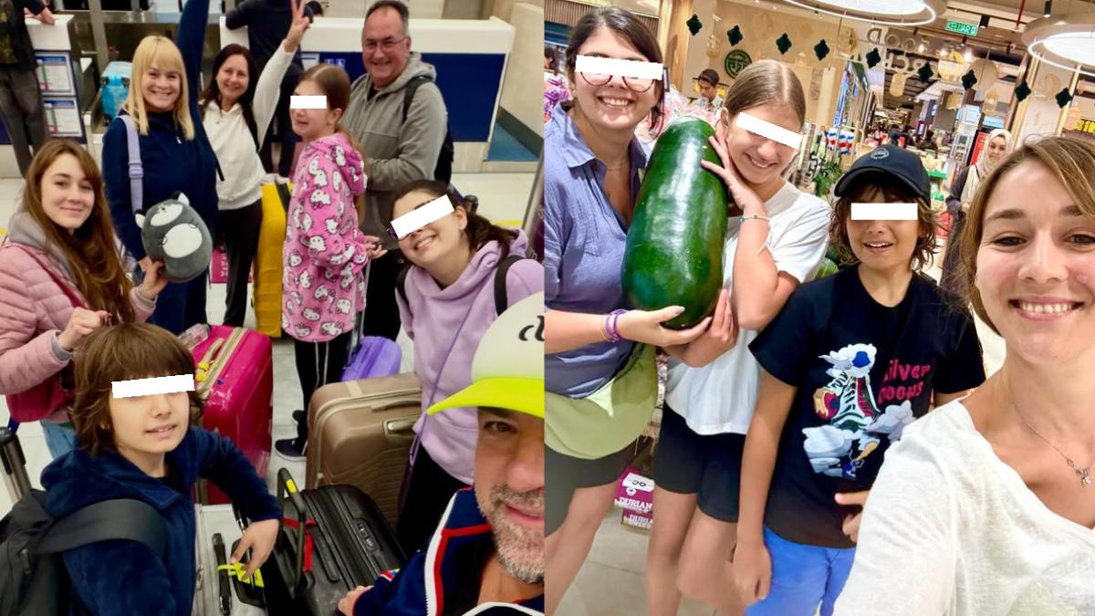 Horia Brenciu și familia sa