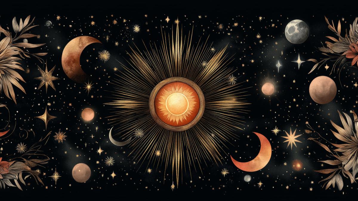 imagine soare planete mistic