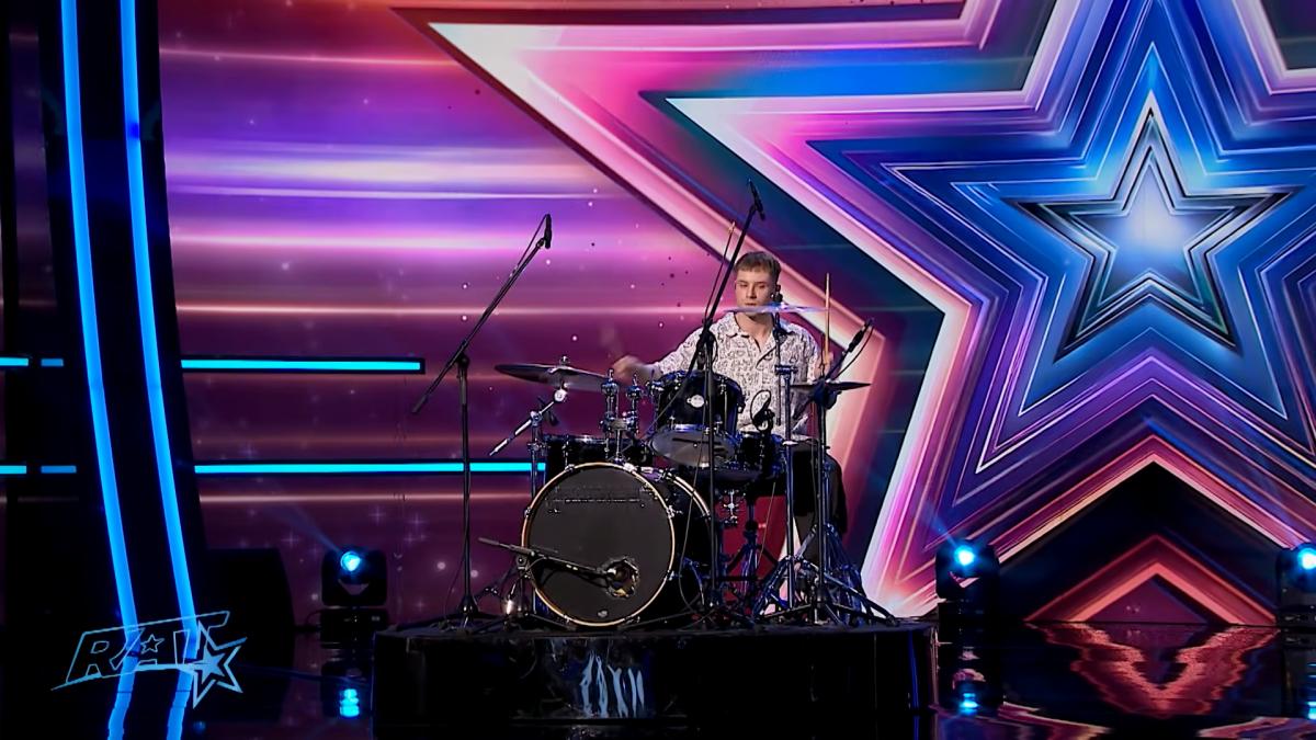 Andrei Crisztea, toboșarul lui Mario Fresh, moment electrizant la „Românii au talent”