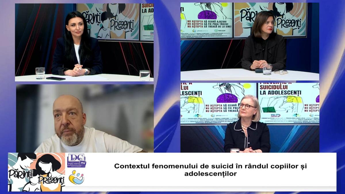 Campania prevenție suicid la copii și adolescenți, la final. Răspunsuri pentru părinți și pași concreți, la Părinți Prezenți  VIDEO