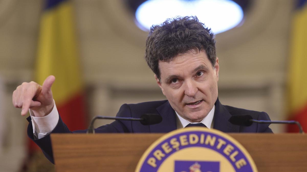 Nicușor Dan la Palatul Cotroceni când a anunțat numirea șefilor parchetelor