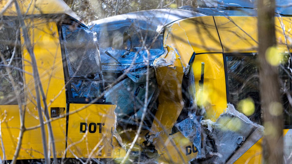 Coliziune între două trenuri, Danemarca. Sursa foto: Agerpres