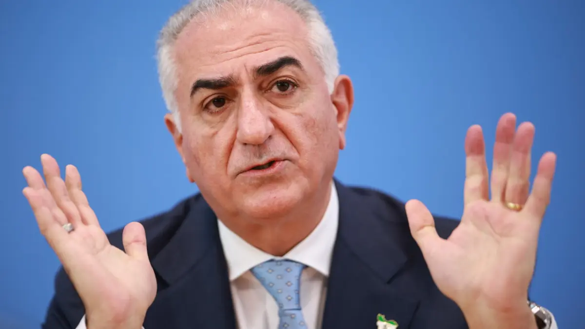 Prințul moștenitor iranian Reza Pahlavi
