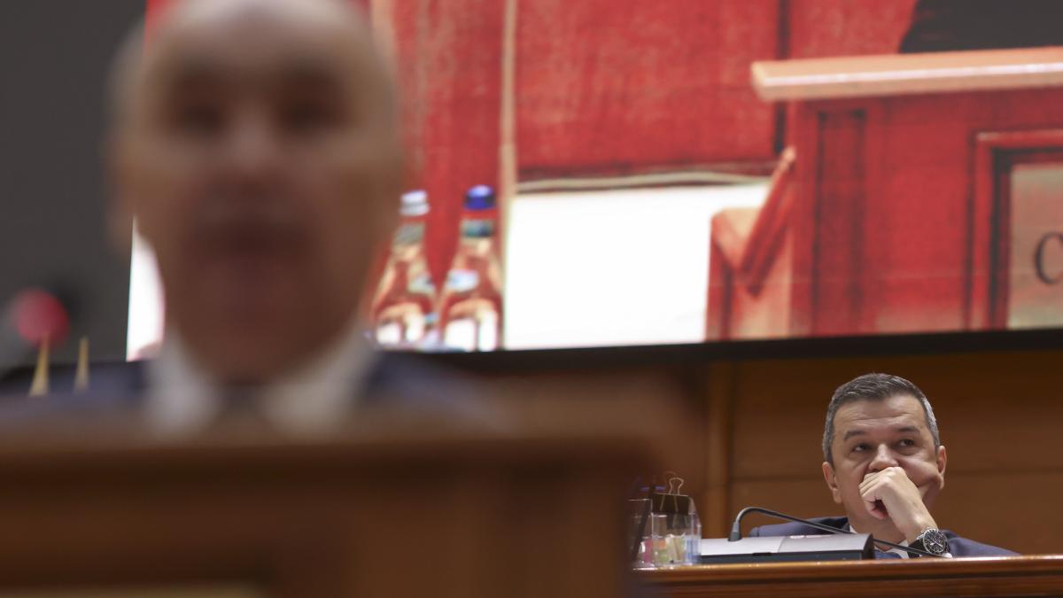 Sorin Grindeanu, în Parlament, la votul pentru moțiunea de cenzură/ Inquam Photos, George Călin