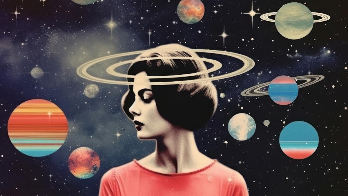 femeie planete galaxie
