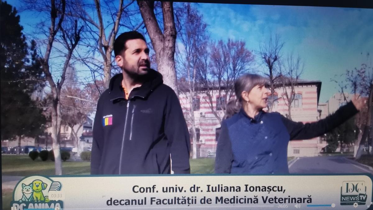imagine cu campusul Facultății de Medicină Veterinară, la DC Anima
