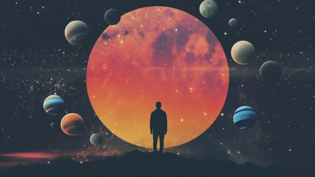 colaj retro planete