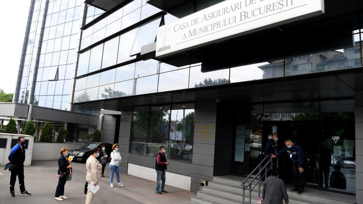 imagine cu sediul Casei de Asigurari de Sanatate a Municipiului Bucuresti