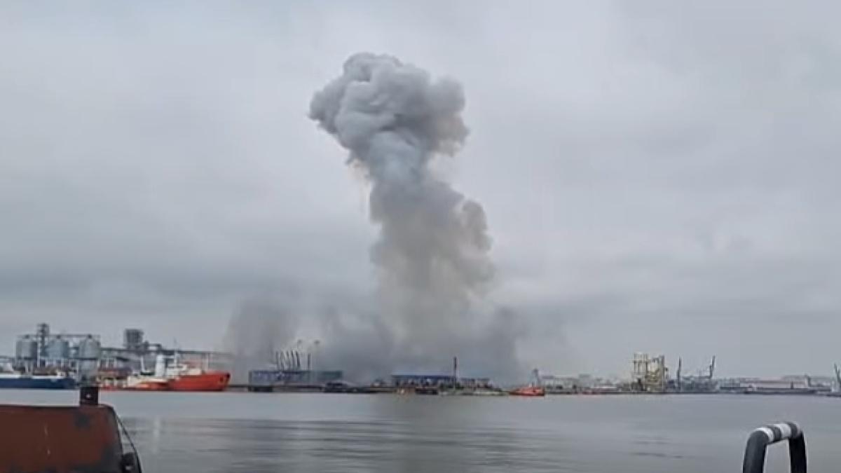 Dronă marină a explodat în Portul Constanța. Alertă maximă în Forțele Navale