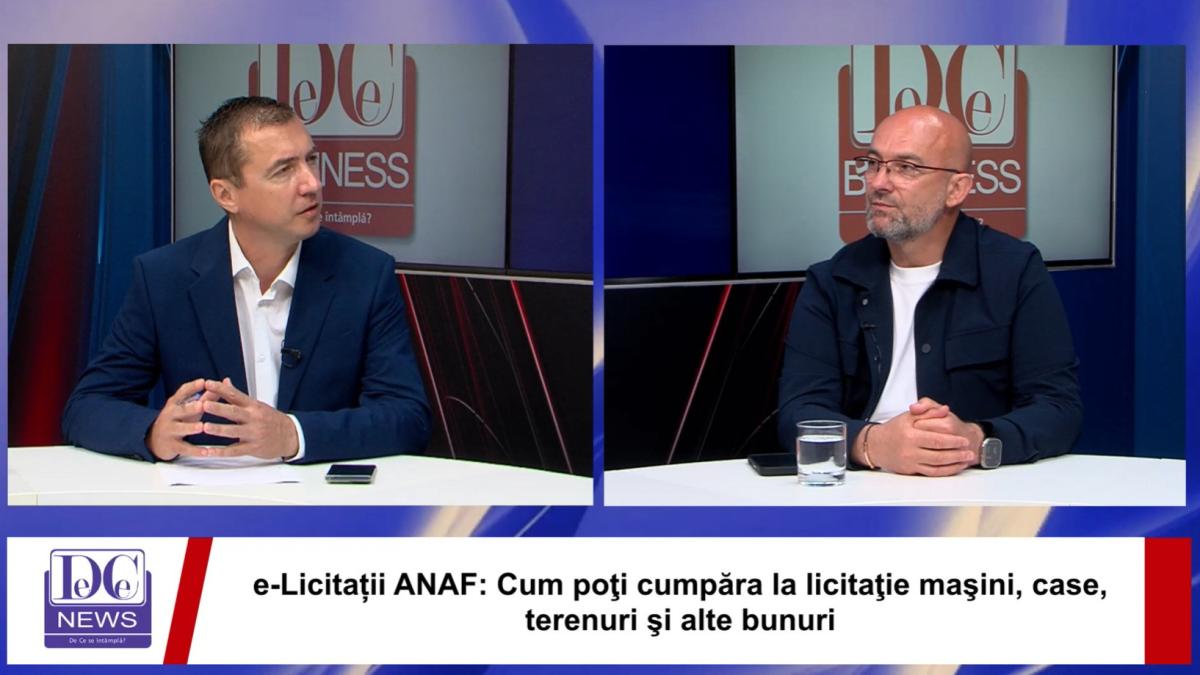 e-Licitaţii şi executări silite. Mironel Panțuroiu (ANAF), interviu la DC News TV  video